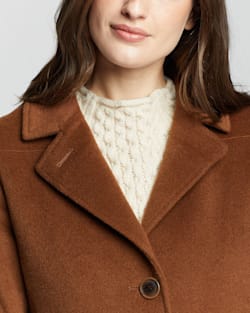 ALTERNATE VIEW OF WOMEN'S WALKER WOOL COAT IN TORTOISE BROWN image number 4