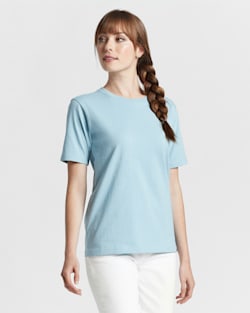 WOMEN'S DESCHUTES TEE IN DUSTY AQUA image number 1