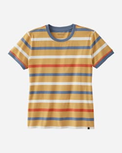 WOMEN'S DESCHUTES RINGER TEE IN HONEY MUSTARD MULTI image number 1