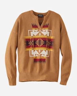 WOMEN'S COTTON SWEATER IN TAN CHIEF JOSEPH image number 1