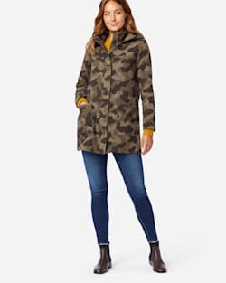 WOMEN'S WOOL PARKA IN CAMO image number 1