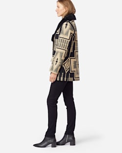 Pendleton shearling coat deals