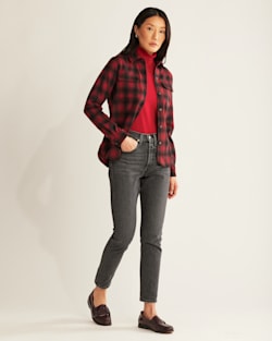 WOMEN'S BOARD SHIRT IN RED OMBRE image number 1