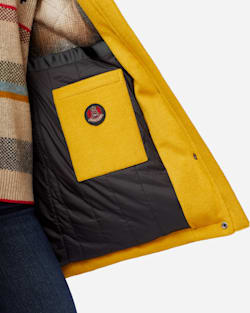 ALTERNATE VIEW OF WOMEN'S WEST HAVEN INSULATED COAT IN GOLDENROD image number 6