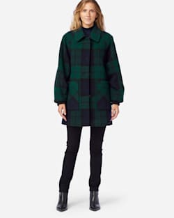 ジャケット・アウター WASHERLINEN BAL COLLAR COAT(BLACK WATCH) AG404_WX8591?$crop1254$