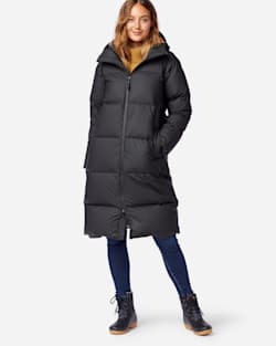 ALTERNATE VIEW OF WOMEN'S VANCOUVER DOWN PUFFER COAT IN BLACK image number 2