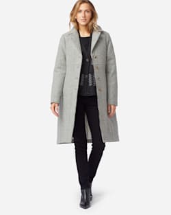 WOMEN'S MICHIGAN AVE DOWN WOOL COAT IN FALCON GREY image number 1