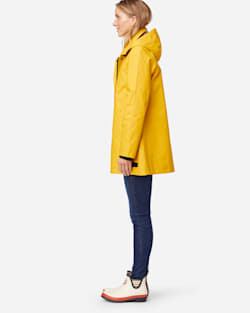 ALTERNATE VIEW OF WOMEN'S SONOMA WATERPROOF RAIN JACKET IN YELLOW image number 2