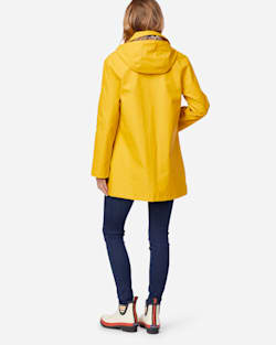 ALTERNATE VIEW OF WOMEN'S SONOMA WATERPROOF RAIN JACKET IN YELLOW image number 3