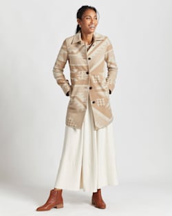 WOMEN'S CLUB COLLAR WOOL JACKET