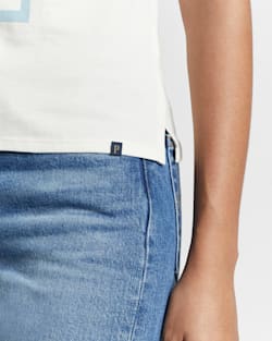 ALTERNATE VIEW OF WOMEN'S HOOD RIVER HARDING TEE IN ANTIQUE WHITE image number 4