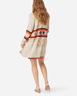 ALTERNATE VIEW OF WOMEN'S HARDING LONG CARDIGAN IN TAN image number 3