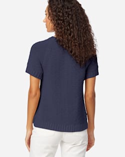 WOMEN'S SHORT-SLEEVE TEXTURED SWEATER | Pendleton