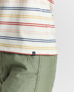 ALTERNATE VIEW OF WOMEN'S DESCHUTES RINGER TEE IN ANTIQUE WHITE MULTI image number 4