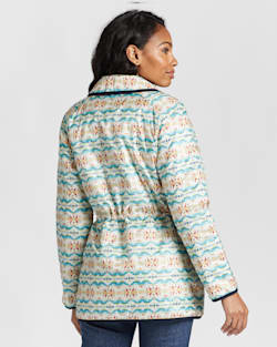 ALTERNATE VIEW OF WOMEN'S CRESCENT REVERSIBLE JACKET IN SEA BLUE image number 3