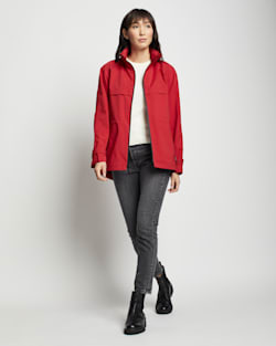 WOMEN'S PARADISE RIPSTOP JACKET IN RED image number 1