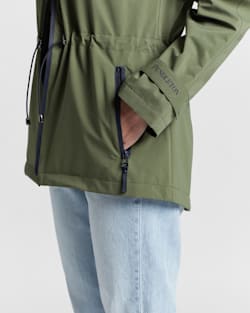 ALTERNATE VIEW OF WOMEN'S PARADISE RIPSTOP JACKET IN CLOVER image number 5
