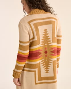 WOMEN'S HARDING OPEN CARDIGAN IN SANDSHELL MULTI image number 1