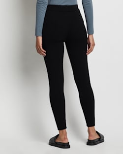 ALTERNATE VIEW OF WOMEN'S MERINO JOGGER PANTS IN BLACK image number 3