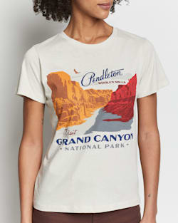WOMEN'S HERITAGE GRAND CANYON TEE IN BONE image number 1