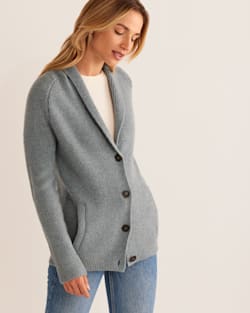 SHETLAND WOOL LOW GAGE CARDIGAN - 【MODERATE GENERALLY