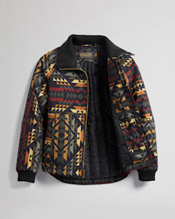 ALTERNATE VIEW OF WOMEN'S ALAMOSA INSULATED RIPSTOP JACKET IN BLACK SMITH ROCK image number 2