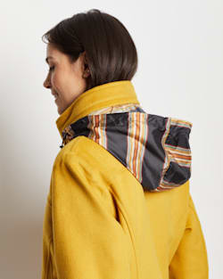 ALTERNATE VIEW OF WOMEN'S HAMPTON COAT IN GOLDENROD image number 5