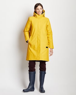ALTERNATE VIEW OF WOMEN'S VICTORIA A-LINE SLICKER IN YELLOW image number 4