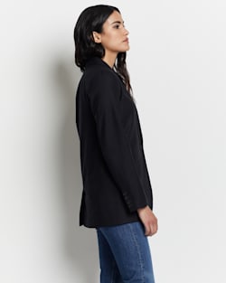 ALTERNATE VIEW OF WOMEN'S DAVIS WOOL BLAZER IN BLACK image number 5