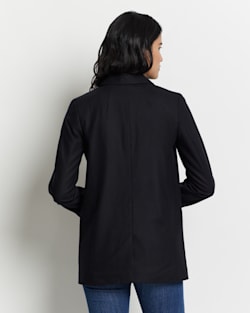 ALTERNATE VIEW OF WOMEN'S DAVIS WOOL BLAZER IN BLACK image number 6