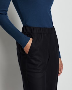 ALTERNATE VIEW OF WOMEN'S BROADWAY MERINO PANTS IN BLACK image number 2