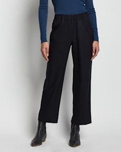 ALTERNATE VIEW OF WOMEN'S BROADWAY MERINO PANTS IN BLACK image number 5