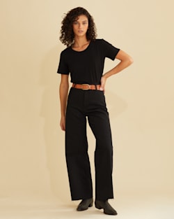 WOMEN'S MCKENZIE TEE IN BLACK image number 1