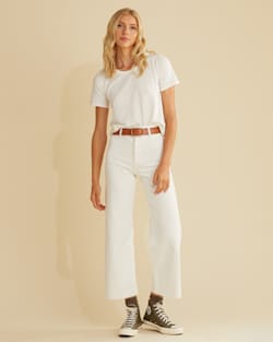 WOMEN'S MCKENZIE TEE IN SOFT ECRU image number 1