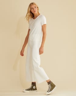 ALTERNATE VIEW OF WOMEN'S MCKENZIE TEE IN SOFT ECRU image number 4