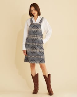 WOMEN'S LIMITED EDITION WOOL JUMPER IN BLUE DESERT DAWN image number 1