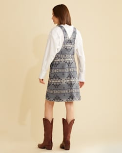 ALTERNATE VIEW OF WOMEN'S LIMITED EDITION WOOL JUMPER IN BLUE DESERT DAWN image number 3