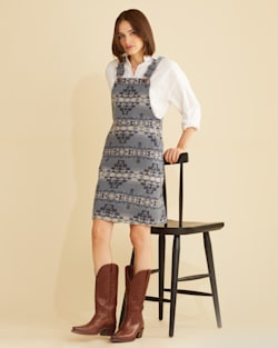 ALTERNATE VIEW OF WOMEN'S LIMITED EDITION WOOL JUMPER IN BLUE DESERT DAWN image number 4