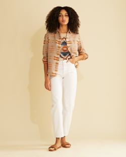 WOMEN'S DOUBLESOFT LONG BEACH SHIRT IN TAN CHIEF JOSEPH image number 1