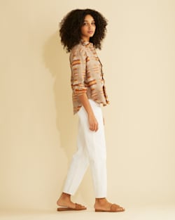 ALTERNATE VIEW OF WOMEN'S DOUBLESOFT LONG BEACH SHIRT IN TAN CHIEF JOSEPH image number 2