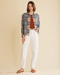 WOMEN'S DOUBLESOFT LONG BEACH SHIRT IN BLUE CHIEF JOSEPH image number 1