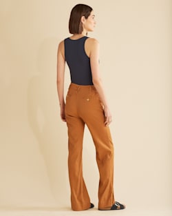 ALTERNATE VIEW OF WOMEN'S MARINA COTTON TANK TOP IN DARK INDIGO image number 3