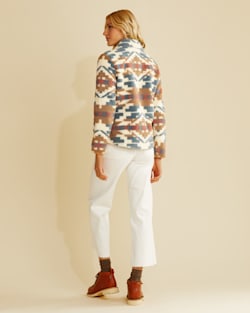 ALTERNATE VIEW OF WOMEN'S ANGELICA BERBER FLEECE JACKET IN NATURAL CARICO LAKE image number 3