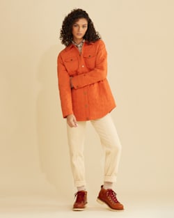 ALTERNATE VIEW OF WOMEN'S DESERT ROSE QUILTED JACKET IN SPICE PAPAGO image number 5