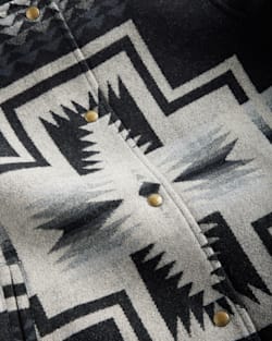 ALTERNATE VIEW OF WOMEN'S HARDING WOOL BOMBER IN BLACK image number 6