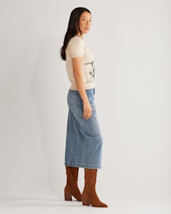 ALTERNATE VIEW OF WOMEN'S DESERT SUN COTTON SWEATER IN IVORY DESERT image number 2