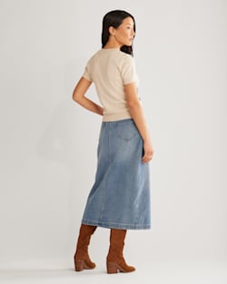 ALTERNATE VIEW OF WOMEN'S DESERT SUN COTTON SWEATER IN IVORY DESERT image number 4