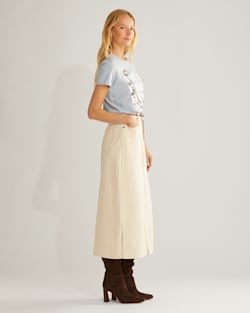 ALTERNATE VIEW OF WOMEN'S RODEO GRAPHIC TEE IN BLUE FOG image number 2