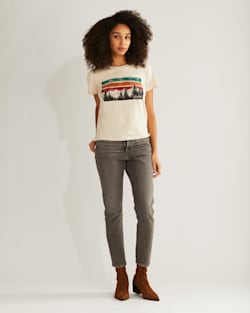 ALTERNATE VIEW OF WOMEN'S LANDSCAPE GRAPHIC TEE IN BONE image number 4