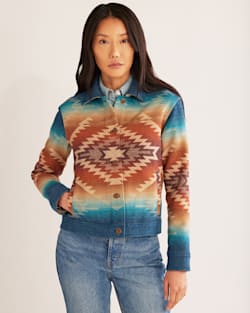 WOMEN'S CANYON WOOL JACKET IN TURQUOISE PAGOSA SPRINGS image number 1